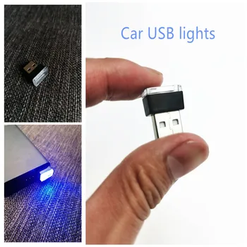 2021 Araba-Styling USB Atmosfer LED jip için lamba Grand Cherokee Pusula Komutanı Wrangler Rubicon SAHALA Patriot Renegade