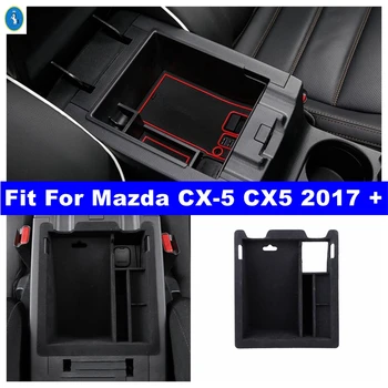 Merkezi Kontrol Çok Fonksiyonlu Konteyner saklama kutusu Telefon Tepsisi Aksesuar Kapağı Mazda CX - 5 CX5 2017-2022 Otomatik Sürüm