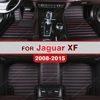 Jaguar XF İçin araba Paspaslar Sedan 2008 2009 2010 2011 2012 2013 2014 2015 Özel Oto Ayak Pedleri Halı Kapak Aksesuarları