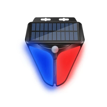 Kablosuz güneş enerjili Alarm insan vücudu algılama ışık algılama Alarm açık uyarı için su geçirmez fonksiyonu ile