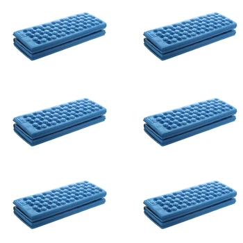 Yeni 6X Kişiselleştirilmiş Katlanır Köpük Su Geçirmez koltuk pedi Sandalye Minderi (Mavi)