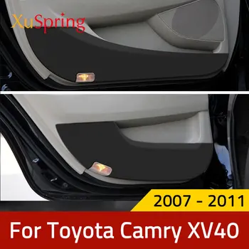 Araba Kapı Anti-kick Mat Toyota Camry 2006-2011 için XV40 Gövde Yan Kapak Koruyucu Su geçirmez Toz geçirmez Çıkartmalar Şekillendirici