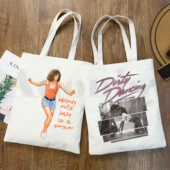 Kirli Dans Hip Hop Grafik Karikatür Baskı Alışveriş Çantaları Kız Moda Rahat Paket El Çantası