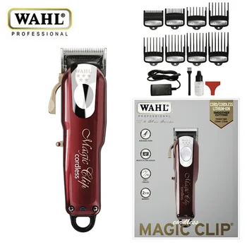 WAHL 8148 sihirli klip Saç kesme makinesi, profesyonel erkek akülü Saç kesme makinesi, erkek sakal düzeltici, high-end kuaför
