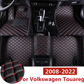 SJ TÜM Hava İçin Özel Fit Volkswagen Touareg 2008-2022 İçin Araba Paspaslar Ön ve Arka FloorLiner Styling Otomobil Parçaları Halı Mat
