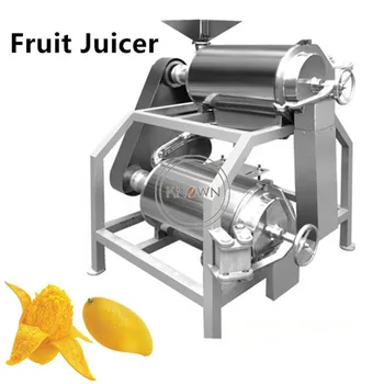 Ticari Meyve Suyu Yapma Makinesi Mango Meyve Sıkacağı Çıkarıcı Hamuru İşleme Dayak kağıt hamuru makinesi Tutku