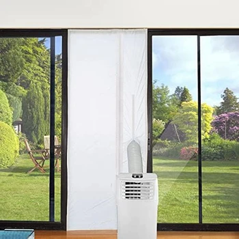 1 ADET AC kapı Contası Taşınabilir Klima Ve Çamaşır Kurutma Makinesi İçin İyi Uyum balkon kapısı Ve veranda kapısı 36 İnç X 83 İnç