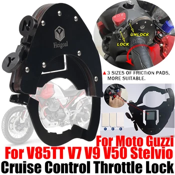 Moto Guzzı V85TT V85 V 85 TT V 85TT V7 V9 V50 Stelvıo Motosiklet Aksesuarları Cruise Kontrol Gidon Gaz Kilidi Yardımcı