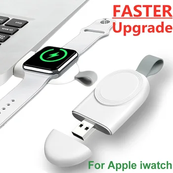 Mini Manyetik Kablosuz şarj doku Apple için İzle Serisi 6/5/4/SE/3 / 2 Taşınabilir Kablosuz USB şarj kablosu Şarj için iwatch