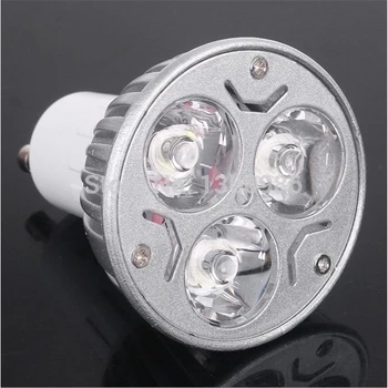 Kısılabilir 3W GU10 yüksek güç MR16 lamba beyaz E27 spot LED ampul ışık