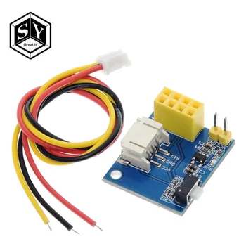 1 ADET ESP8266 ESP-01 ESP-01S RGB LED Kontrol Modülü Arduino IDE için WS2812 ışık halkası Akıllı Elektronik DIY