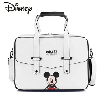 Disney Mickey Yeni Bilgisayar Çantası Moda Yüksek Kaliteli 14 İnç Dizüstü Crossbody Çanta Karikatür Düz Renk El İş Çantası