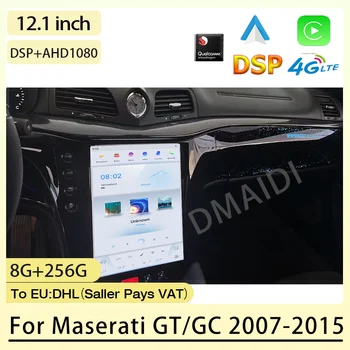 12.1 İnç Tesla Tarzı Araba Radyo Maserati GT GC GranTurismo 2007-2015 Android Qualcomm oto GPS Navigasyon Carplay Stereo DSP