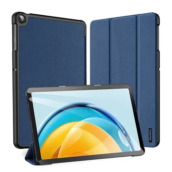 Deri Tablet Kılıfı için Huawei MatePad SE 10.4 2022/T10 / 10S Üç Katlı Standı Otomatik Uyandırma Uyku Manyetik kılıf MatePad Pro11 2022