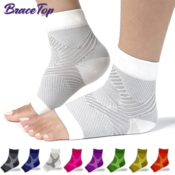 1 Çift Ayak Bileği Brace Plantar Fasiit Çorap Kadın Erkek, Sıkıştırma Ayak Bileği Çorap Arch Destek Çorap Topuk Dikeni Kabartma Ürünleri