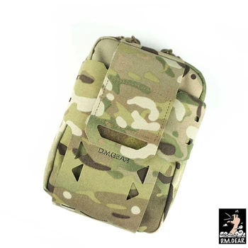 DMgear Taktik Kılıfı MOLLE Zırh Kılıfı Dikey tıbbi kılıf Lazer Kesim küçük çanta BG43