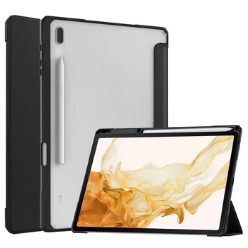 Temizle Tablet Kılıf Samsung Galaxy Tab için S8 artı X800 X806 T730 T736 T738 T970 T975 12.4 inç S8 X700 X706 T780 T785 İnç Temizle