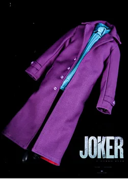 1/6 Ölçekli Joker Erkek Giyim StarLong Takım Elbise Mor Ceket Aktör Modeli için 12 