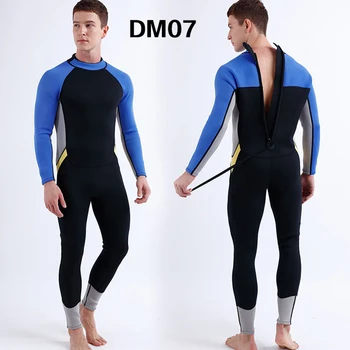 3MM Yaz Neopren Wetsuit Erkekler İçin Derin Tüplü Dalış Dalış Kalınlaşmış Sıcak Wetsuit Yüzme Kayaking Sörf Takım Elbise