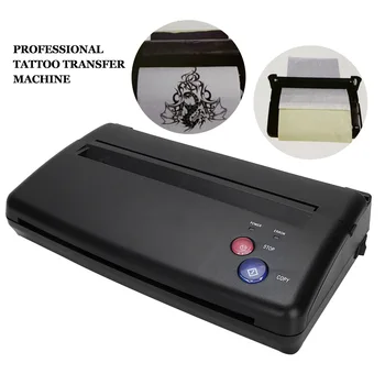 Dövmeler Transfer Şablon Makinesi Mini Termal Fotokopi Yazıcı Çizim Termal Araçları Dövme Fotoğraf Transfer Cihazı Kalıcı Makyaj
