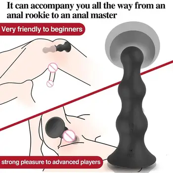 Şişme Büyük Anal Plug Vibratör Erkek prostat masaj aleti Butt Plug Yapay Penis Vibratör Çift Motorlu Seksi Oyuncaklar Erkekler için Eşcinsel Bdsm Oyunları