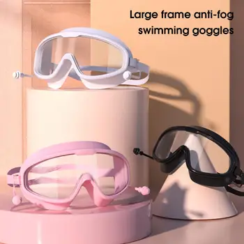 Dalış gözlükleri Yüksek Netlik yüzme gözlükleri Kulak Tıkacı İle Giymek Rahat Geniş Görüş Dalış yüzme gözlükleri Yetişkinler İçin