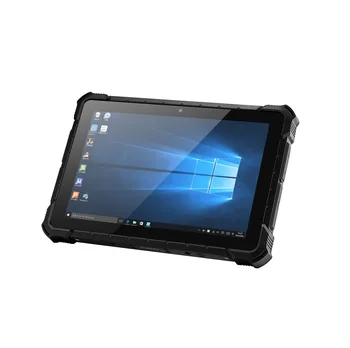 Metax Windows Sağlam Tablet IP67 bilgisayarlar 10 inç kapasitif dokunmatik ekran barkod tarayıcı windows sağlam tablet ile GPS