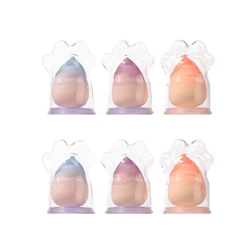 Kedi pençesi kabuk güzellik makyaj yumurta degrade renk makyaj yumurta Vakfı kapatıcı makyaj Blender