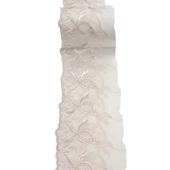 56 Metre ışık kayısı Nakış Dantel Kumaşlar çiçek Retro İşlemeli Dantel İç Çamaşırı Dikiş El Sanatları Aksesuarları