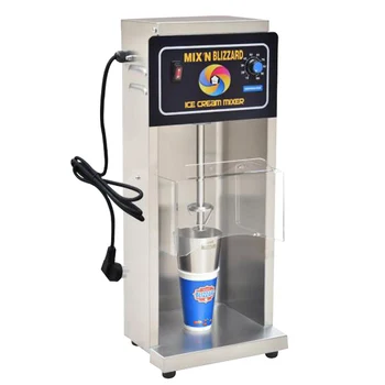 Dondurma Mikser Milkshake Makinesi Dondurma Koni Şeklinde Karıştırıcı Tezgah Dondurulmuş Tatlı Karıştırıcı Blizzard Dondurma Makinesi