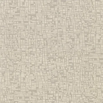 Tiffany Taupe Soyut Geometrik Duvar Kağıdı