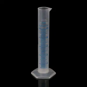 Y1UB 25mL ölçme silindiri Laboratuvar Test Mezun Sıvı Deneme Tüpü Kavanoz Aracı Yeni