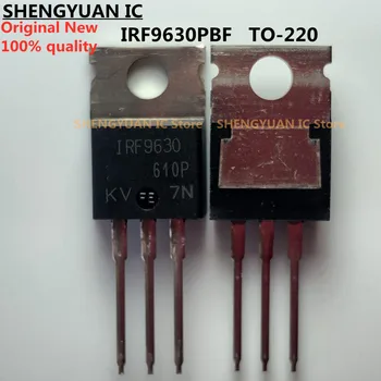 10 adet / grup IRF9630PBF IRF9630 TO-220 Trans MOSFET P-CH-200V-6.5 A Orijinal Yeni 100 % kalite