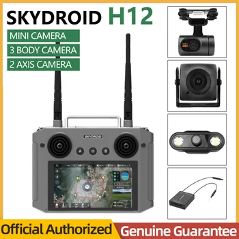 Skydroid H12 Uzaktan Kumanda 12CH 1080P Tarımsal Sprey Drone Dijital Görüntü İletim Verici Drone Uzaktan Kumanda