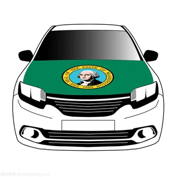 Washington, WA Bayrakları 3. 3x5ft / 5x7ft %100 % polyester, araba kaput afiş Gelişmiş süblimasyon baskı araba kılıfı bayrağı + üçgen fastene
