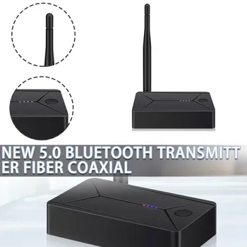 TX13 Kablosuz Verici Dijital Analog ses dönüştürücü Optik Koaksiyel Bluetooth uyumlu Sürüm V5. 0 Sınıf II