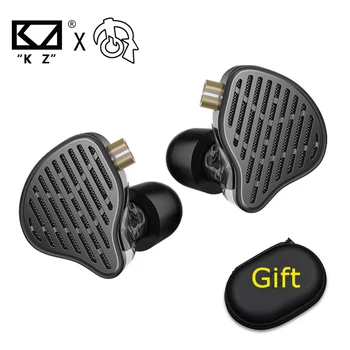 Orijinal KZ X HBB PR2 Kablolu Metal Kulaklık Düzlemsel Manyetik Sürücü IEM HIFI Kulaklıklar Kulak Monitörü Kulaklık Spor Bas Kulaklık
