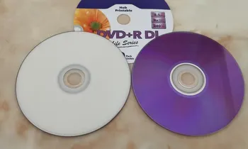 10 Adet VB DVD + R DL 8.5 GB Çift Katmanlı D9L 8X240 dak Toplu Ambalaj ile 5 CD Bagss