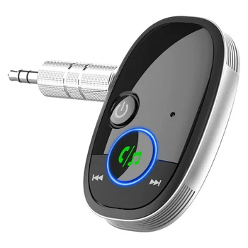 Yeni T6 Araba Cep Telefonu Bluetooth Ses Adaptörü Araç Ses Bluetooth Dönüştürücü Bluetooth Alıcısı