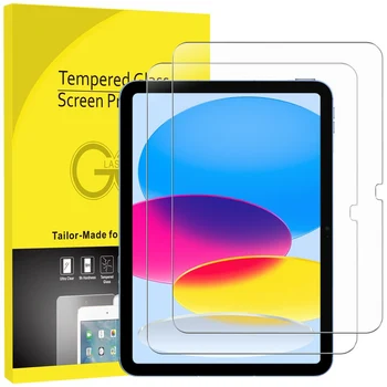 (3 Paket) temperli Cam Apple iPad 10 10.9 2022 İçin 10th Nesil A2696 A2757 A2777 Ekran Koruyucu Tablet Filmi