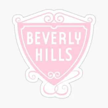 Beverly Hills İşareti 5 ADET Araba Çıkartmaları Arka Plan Karikatür Dizüstü Çocuk Tampon Anime Süslemeleri Su Şişeleri Duvar Motosiklet