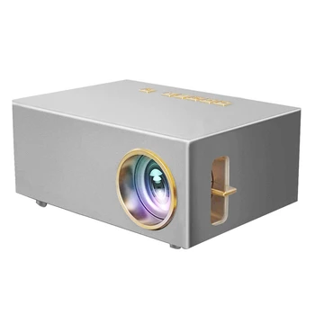 LED Projektör 800X480P Çözünürlük Desteği Ses Full HD Video Beamer Ev Sineması Pico Film Projektörü-AB Tak