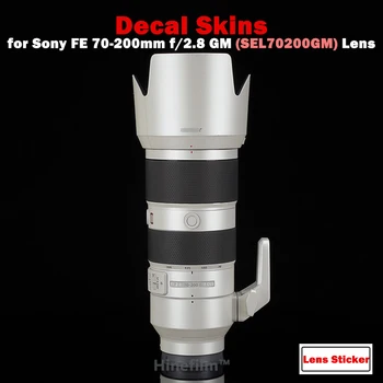 FE70 - 200 F2.8 Gen 1 lens etiketi SEL70200GM Kapak Cilt İçin Sony FE 70-200mm f / 2.8 GM OSS Lens Koruyucu Ceket 70200 sargı çıkartma