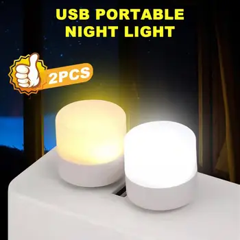 LED USB Fiş Lambası Mini Gece Lambası pc bilgisayar Mobil Güç Şarj Masa Kitap Lambaları Okuma ışık dekorasyonu Küçük Gece Lambası
