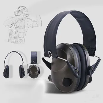 Yeni TAC 6S Anti-Gürültü Ses kulaklık Taktik Çekim Kulaklık Yumuşak Yastıklı Kulaklık Spor Avcılık için Açık Spor