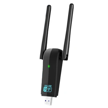 WiFi 6 USB Adaptörü Çift Bant AX1800 2.4 G/5GHz Kablosuz Ağ Kartı USB 3.0 WıFı6 Adaptörü Windows 7/10/11