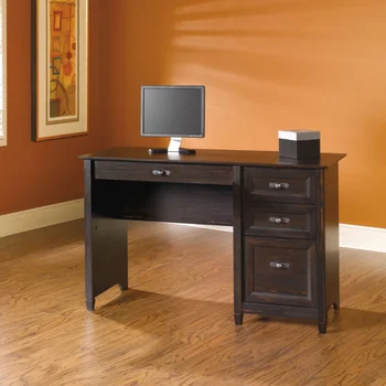 Sauder Yeni Yazlık Masası, Antika Siyah Boya Kaplama bilgisayar masası ofis masası