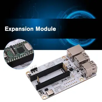 Genişletme Modülü Süt V Duo Linux 100Mbps RJ45 Ethernet USB HUB Tip-C Güç Girişi Konektörü Seri Port Pin Çıkışı