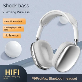 P9 kablosuz bluetooth mikrofonlu kulaklıklar Gürültü Önleyici Kulaklıklar Stereo Ses Kulaklık Spor oyun kulaklıkları Destekler TF