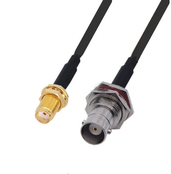 SMA Dişi BNC Dişi Bölme o-ring RF pigtail RG174 bağlantı kablosu